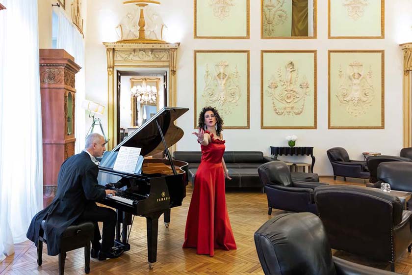 THE MUSIC ROOM OF RELAIS SANTA CROCE BY BAGLIONI HOTELS & RESORTS, FLORENCE