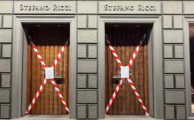 STEFANO RICCI BOUTIQUE IN YEREVAN CLOSED AS OWNER IS ARRESTED