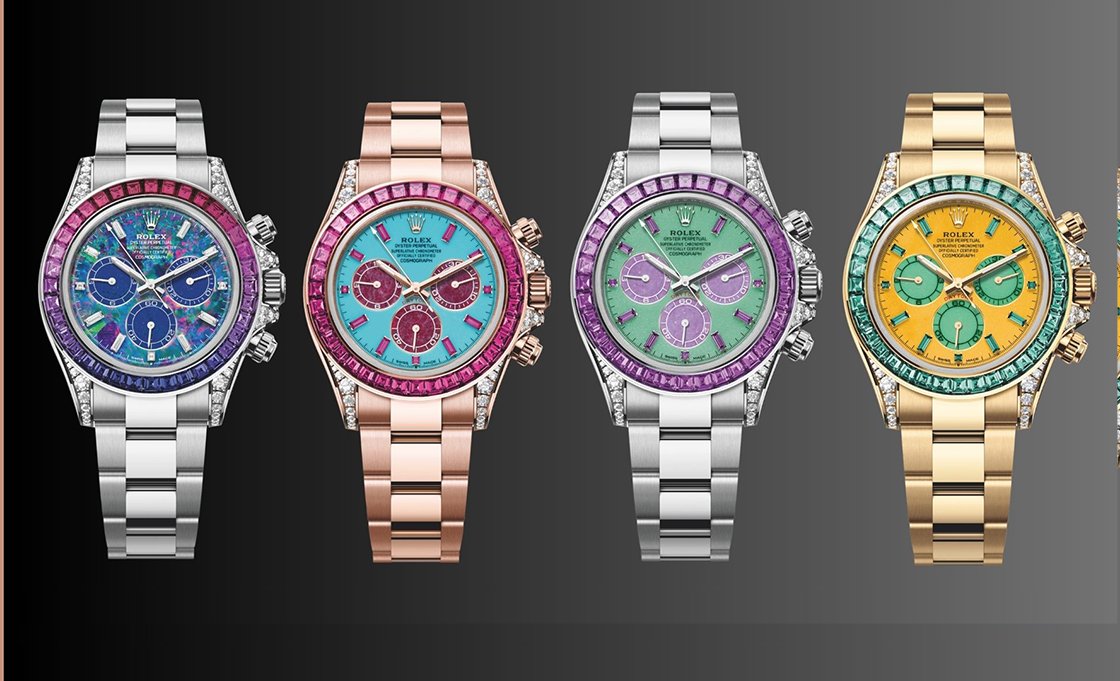 FOUR UNIQUE ROLEX DAYTONAS HEAD TO AUCTION FOR CHARITY